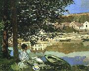 Claude Monet, On the Bank of the Seine, Bennecourt, 1868
